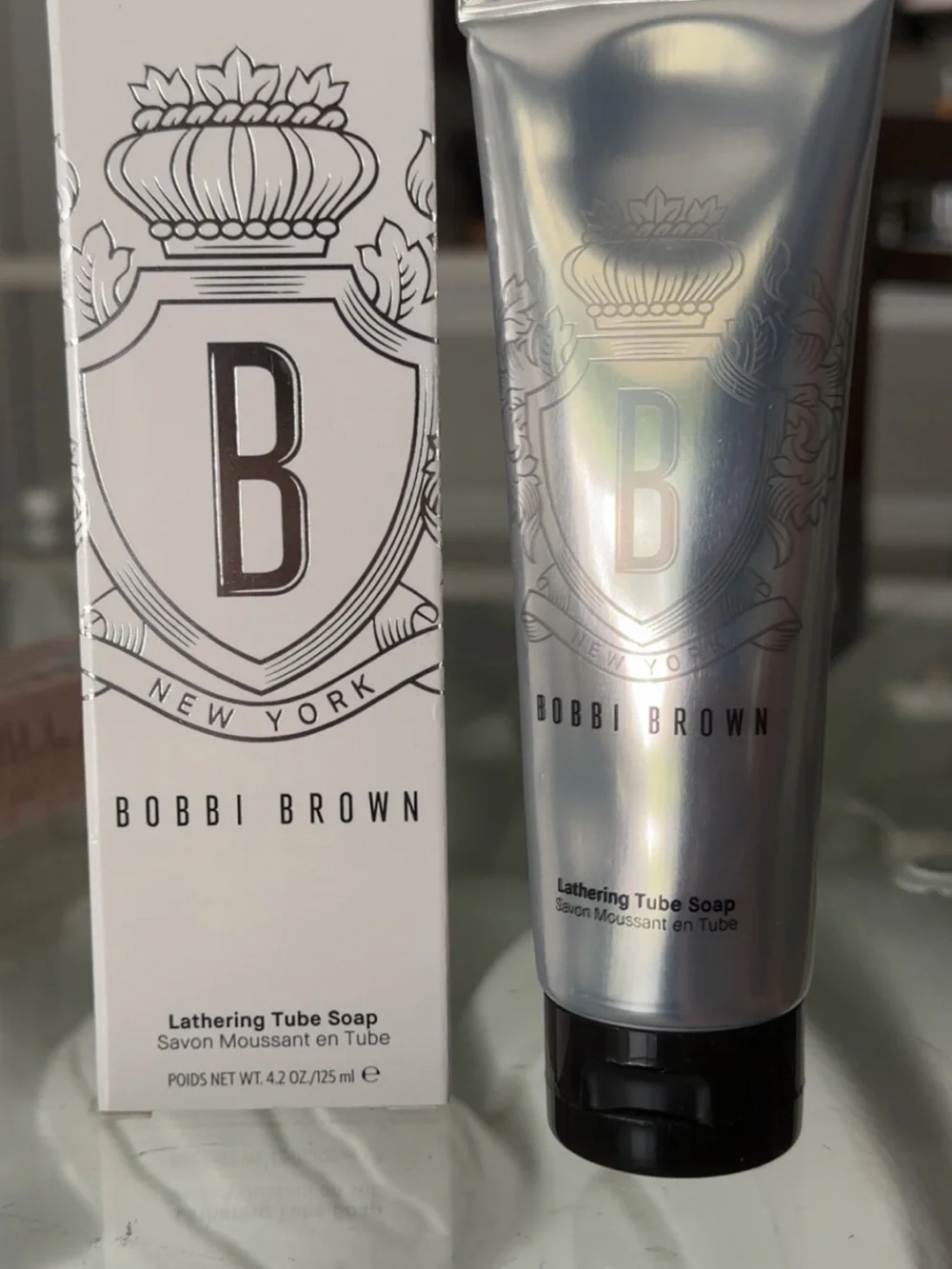 Bobbi Brown Silver and White Lathering Tube Cleanser